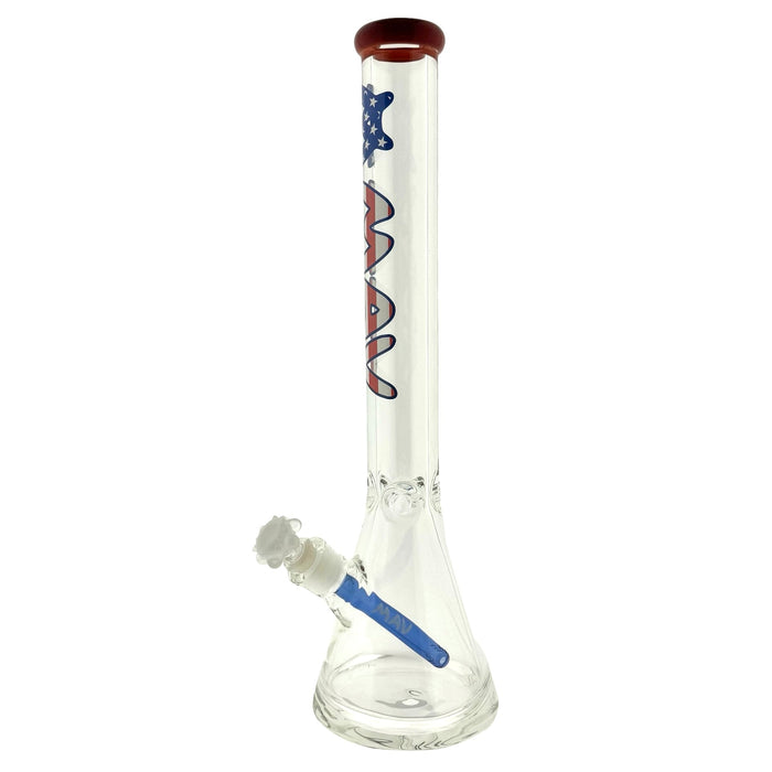 America! 18" 9mm thick beaker red lip USA 250 year limited celebration edition