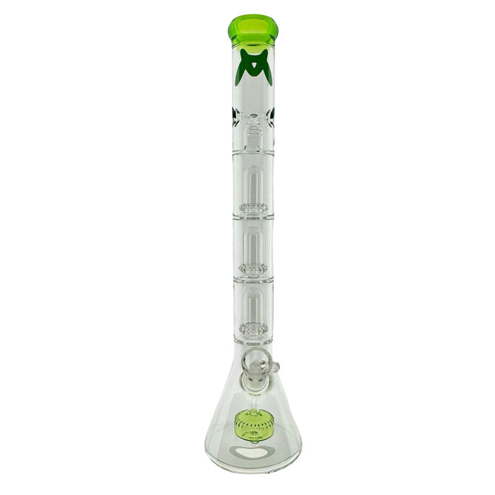 Inverted slitted puck to Triple Slitted UFO Beaker bong