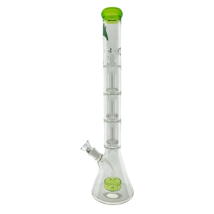 Inverted slitted puck to Triple Slitted UFO Beaker bong
