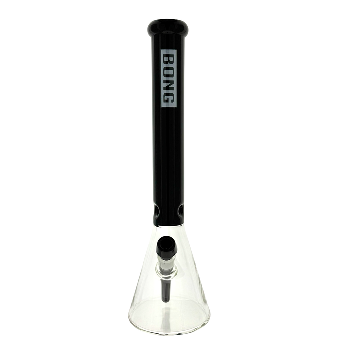 BONG  18" Beaker Base Bong BLACK