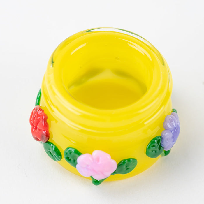 Empire Glassworks “Sunshine Garden” Terp Jar – 1½″ Diameter – US-Made