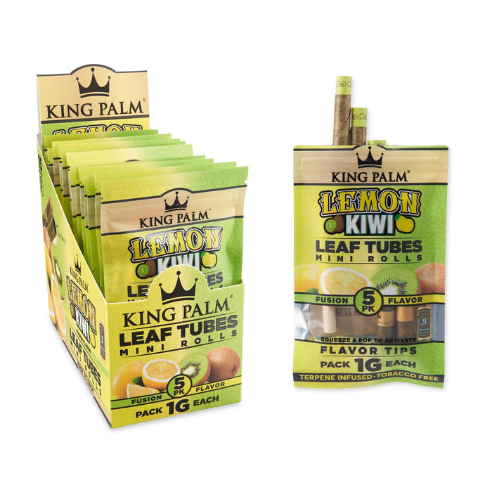 King Palm 5pk Mini Flavored Leaf Tubes – 15ct Display