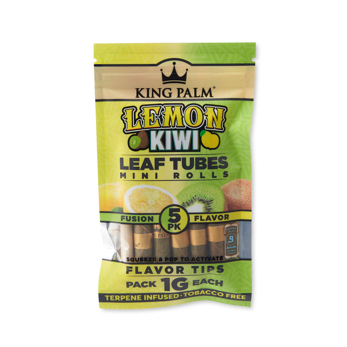 King Palm 5pk Mini Flavored Leaf Tubes – 15ct Display