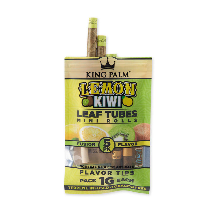 King Palm 5pk Mini Flavored Leaf Tubes – 15ct Display