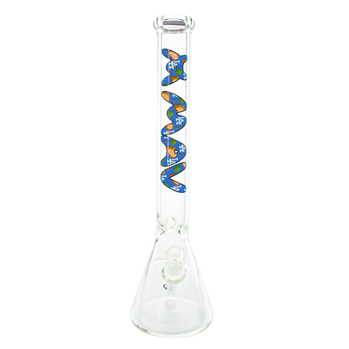 18" Top City special slab Beaker Bong collection