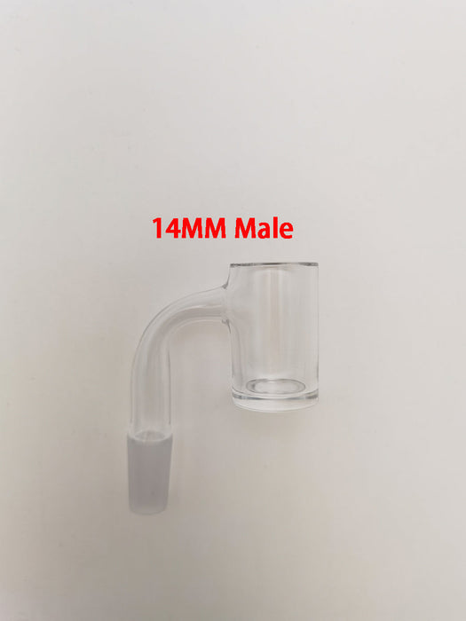 TAG - Full Weld Concave Quartz Banger Can (Flat Top) High Air Flow 25x2MM-4MM