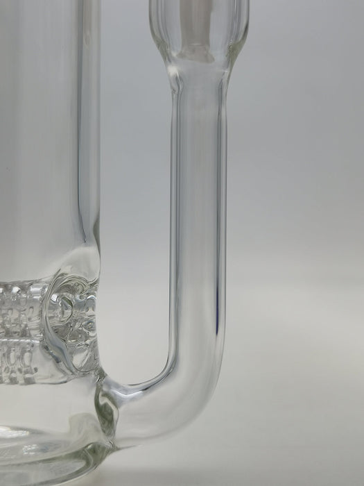 TAG - 8.25" Super Slit Gridded Triple Inline Ash Catcher w/ Recycling E.C. 50x5MM (18MM Male to 18MM Female)