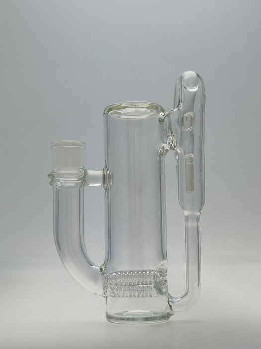 TAG - 8.25" Super Slit Gridded Triple Inline Ash Catcher w/ Recycling E.C. 50x5MM (18MM Male to 18MM Female)