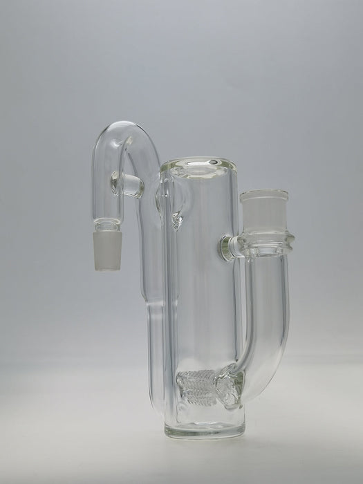 TAG - 8.25" Super Slit Gridded Triple Inline Ash Catcher w/ Recycling E.C. 50x5MM (18MM Male to 18MM Female)