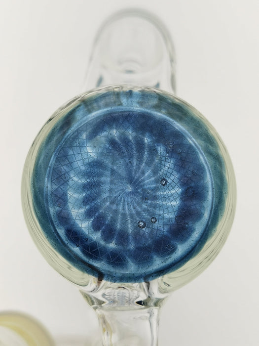 TAG - 8.25" Super Slit Gridded Triple Inline Ash Catcher w/ Recycling E.C. 50x5MM (18MM Male to 18MM Female)