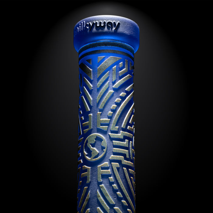 Light Blue Frit Oxidate 11" Glass Beaker Bong