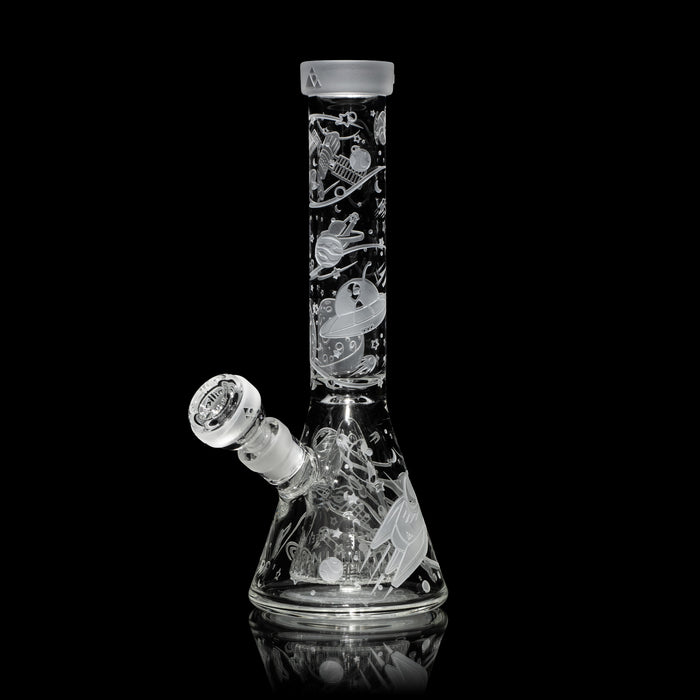 Space Odyssey in 3D 11" Beaker Bong with Collins Perc