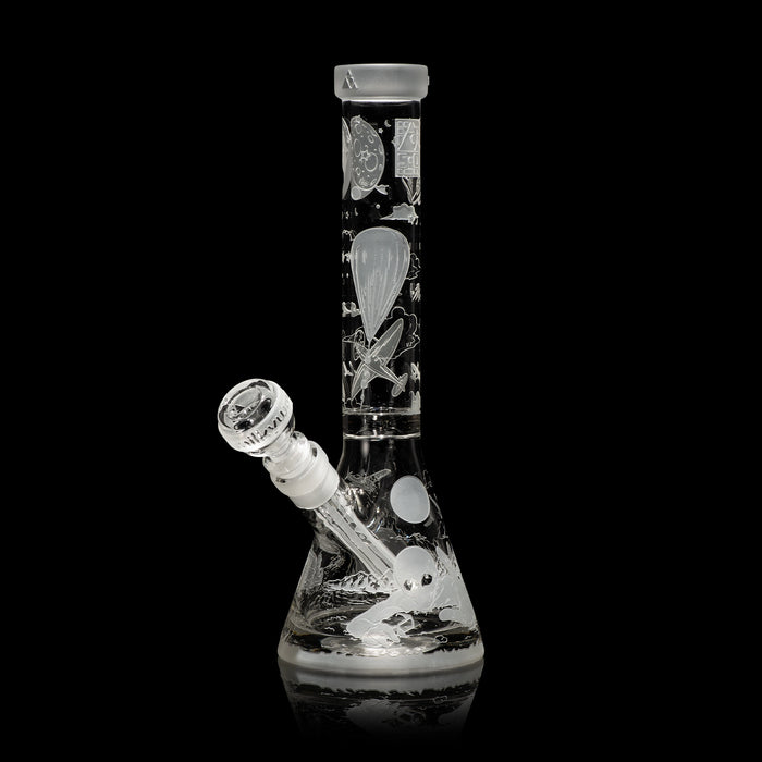 Roswell 1947 10.5" Beaker Bong