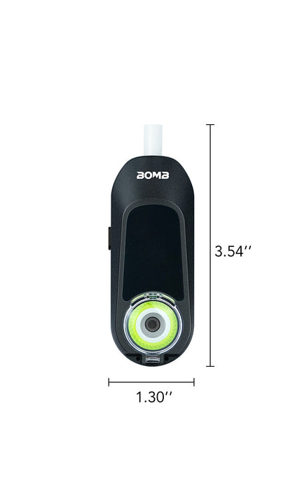 New Bomb × VapX Magic Bean Mobile Concentrate Vaporizer- Onyx Black