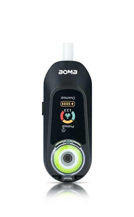 New Bomb × VapX Magic Bean Mobile Concentrate Vaporizer- Onyx Black