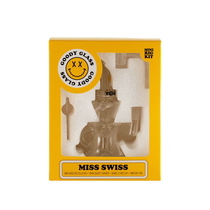 Goody Glass - Miss Swiss Mini Dab Rig 4-Piece Kit