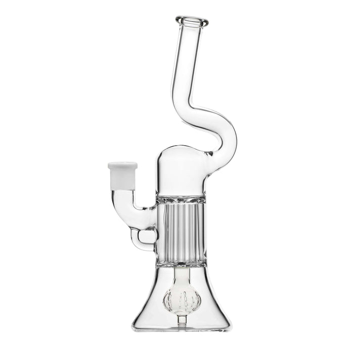 NATTY PILLAR BONG W/ GILDED PERC