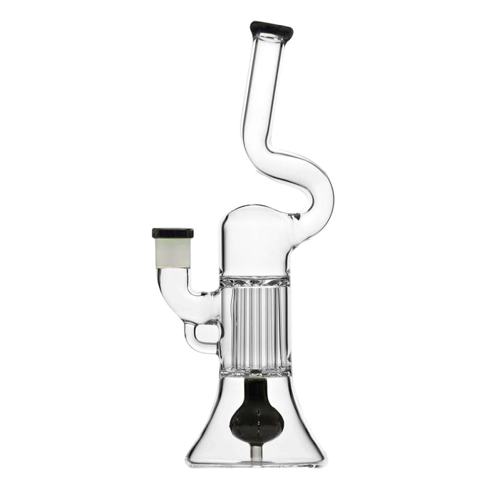 NATTY PILLAR BONG W/ GILDED PERC