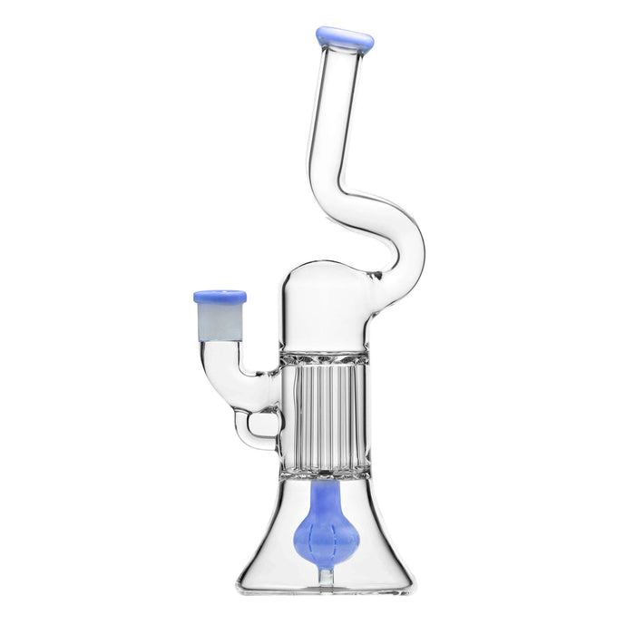 NATTY PILLAR BONG W/ GILDED PERC