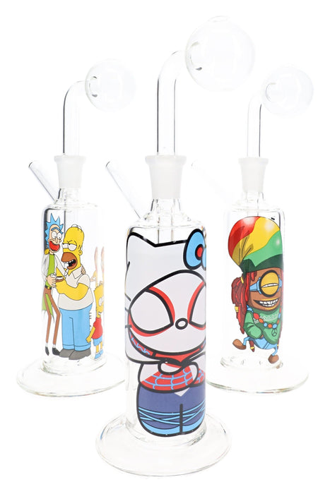 Glass on Glass Decal Oil Burner Rig “Decal Dream” – 6″ – Assorted – US-Made