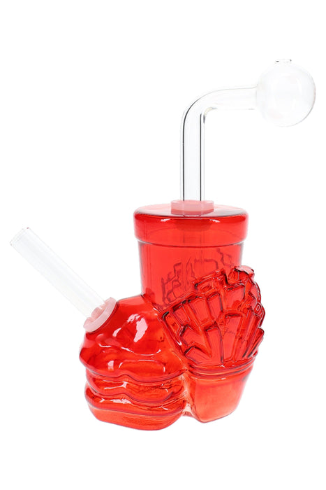Glass Takeout Oil Burner Rig “Combo Crush” – 5½″ – Assorted Colors