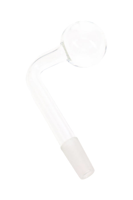 Clear Glass 10 mm Male Oil Burner Attachment – US-Made