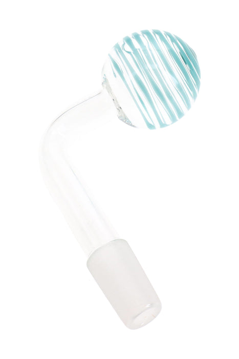 Striped Glass 14.5 mm Male Oil Burner Attachment – Assorted Colors – US-Made