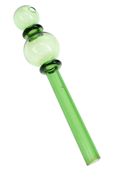 Double Glass Oil Burner Pipe “Twin Tint” – 6″ – Assorted Colors – US-Made