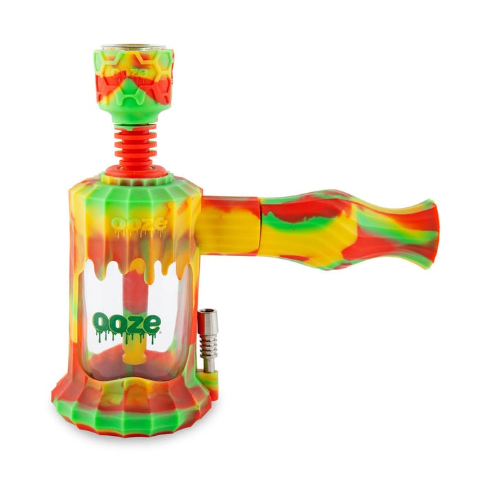 Ooze Clobb 4-in-1 Hybrid Silicone & Glass Water Pipe