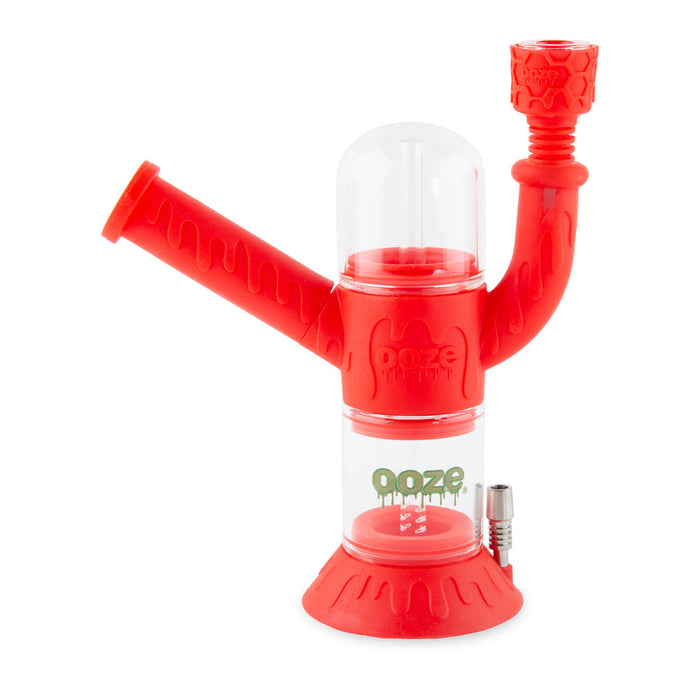Ooze Cranium 4-in-1 Hybrid Silicone & Glass Water Pipe