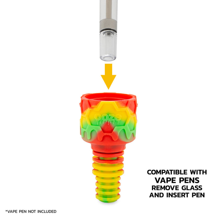 Ooze Cranium 4-in-1 Hybrid Silicone & Glass Water Pipe