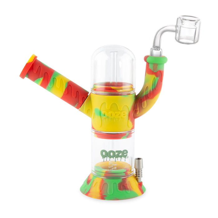 Ooze Cranium 4-in-1 Hybrid Silicone & Glass Water Pipe