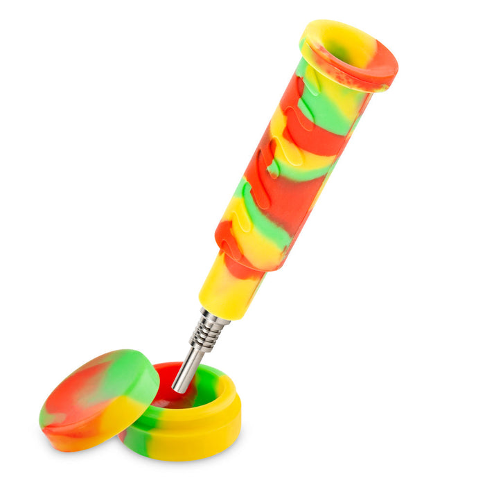 Ooze Cranium 4-in-1 Hybrid Silicone & Glass Water Pipe