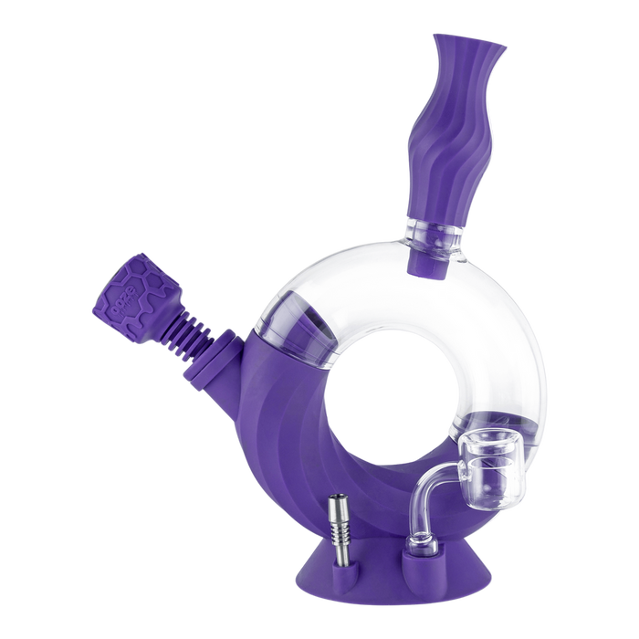 Ooze Ozone 4-in-1 Hybrid Silicone & Glass Water Pipe