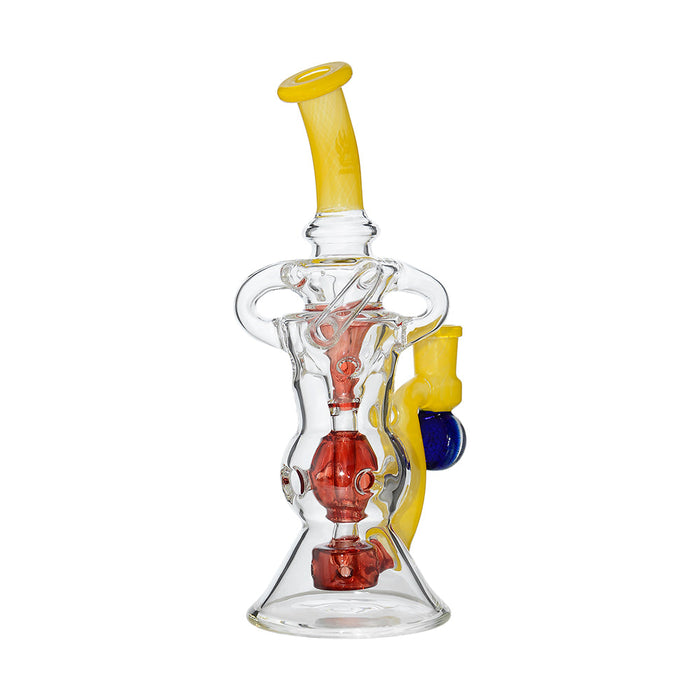 Calibear Ttriple Arm Swiss Fab Incycler Dab Rig W/ Marble