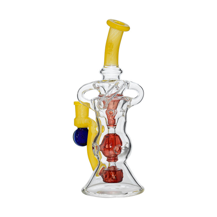 Calibear Ttriple Arm Swiss Fab Incycler Dab Rig W/ Marble