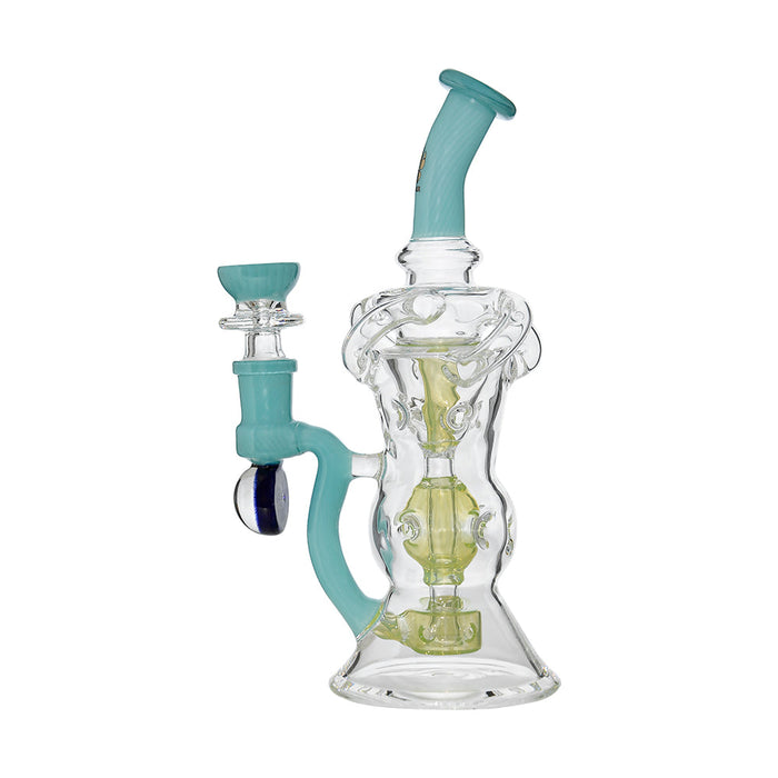 Calibear Ttriple Arm Swiss Fab Incycler Dab Rig W/ Marble