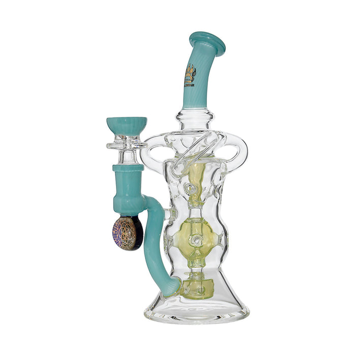 Calibear Ttriple Arm Swiss Fab Incycler Dab Rig W/ Marble