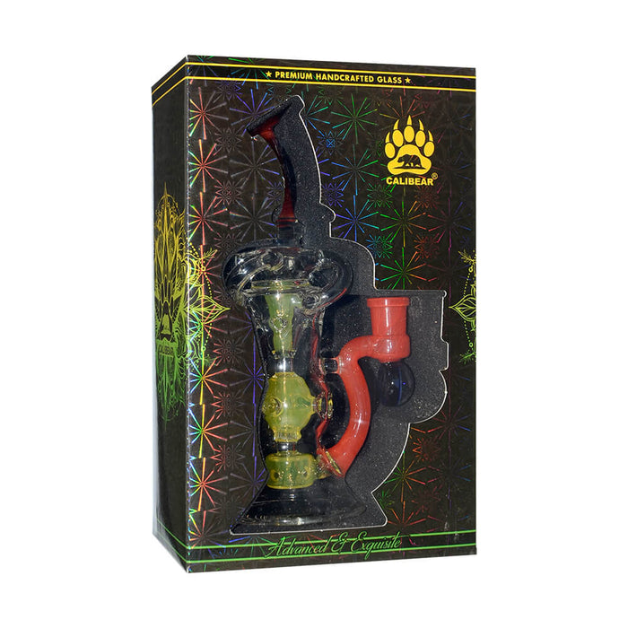 Calibear Ttriple Arm Swiss Fab Incycler Dab Rig W/ Marble