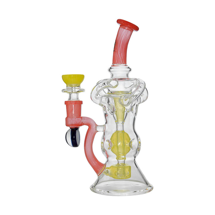 Calibear Ttriple Arm Swiss Fab Incycler Dab Rig W/ Marble