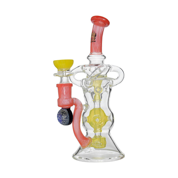 Calibear Ttriple Arm Swiss Fab Incycler Dab Rig W/ Marble
