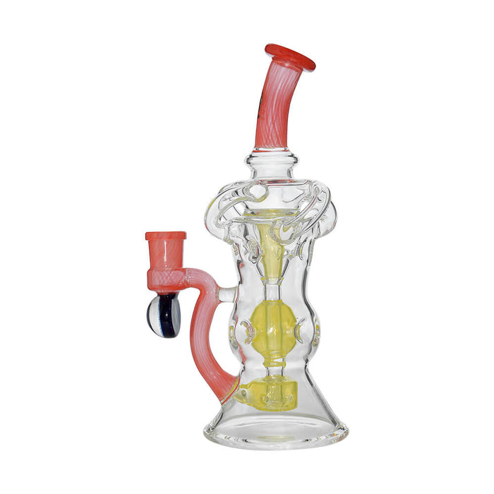 Calibear Ttriple Arm Swiss Fab Incycler Dab Rig W/ Marble