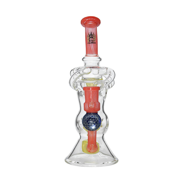 Calibear Ttriple Arm Swiss Fab Incycler Dab Rig W/ Marble