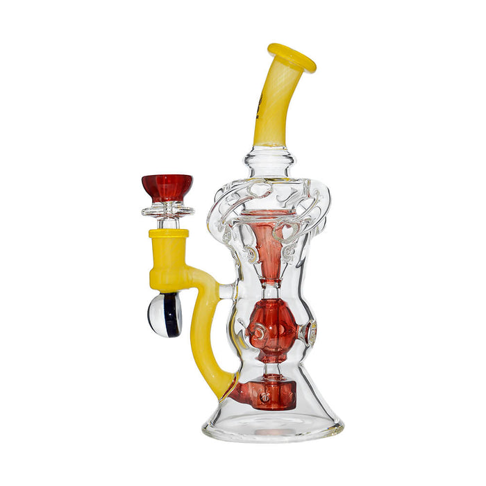 Calibear Ttriple Arm Swiss Fab Incycler Dab Rig W/ Marble