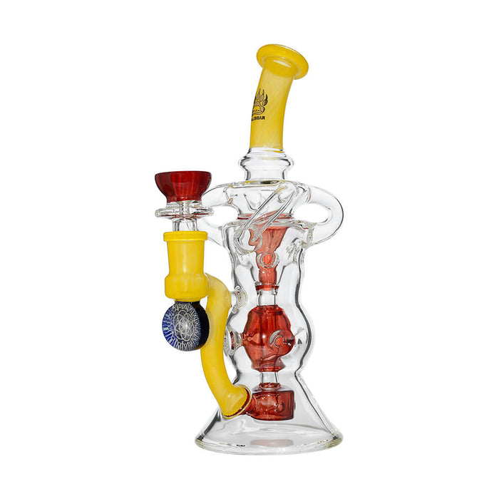 Calibear Ttriple Arm Swiss Fab Incycler Dab Rig W/ Marble