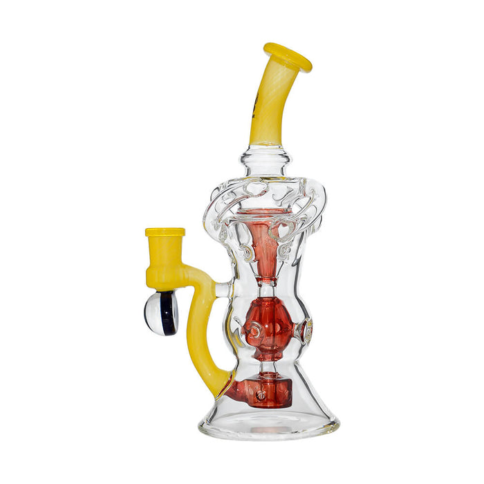 Calibear Ttriple Arm Swiss Fab Incycler Dab Rig W/ Marble