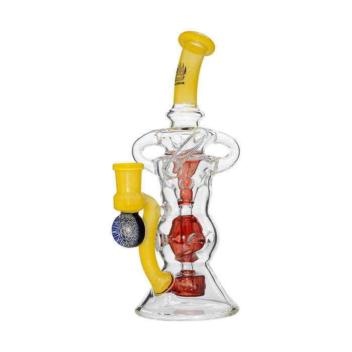 Calibear Ttriple Arm Swiss Fab Incycler Dab Rig W/ Marble