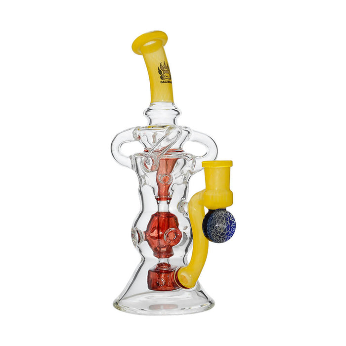 Calibear Ttriple Arm Swiss Fab Incycler Dab Rig W/ Marble