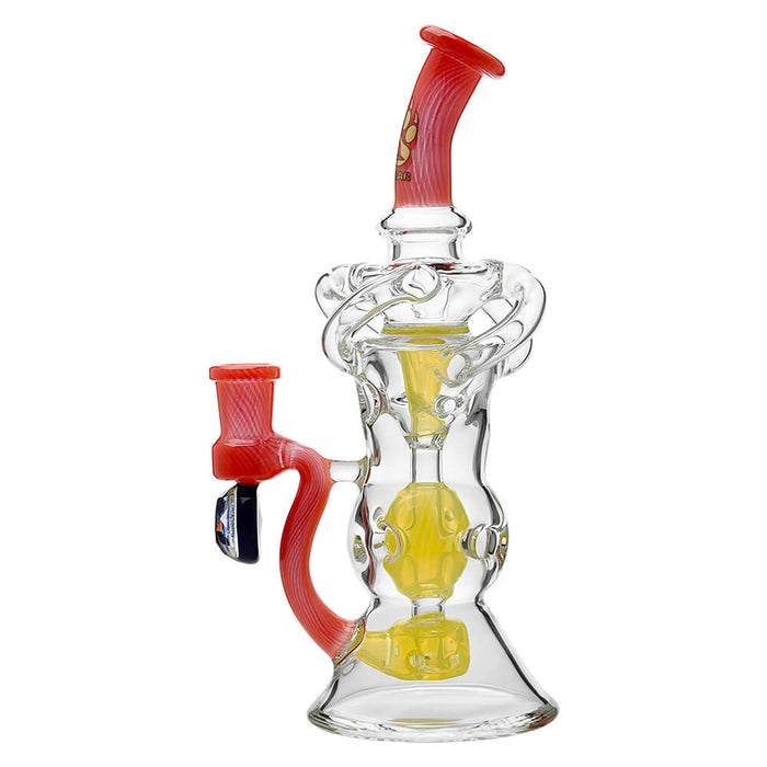 Calibear Ttriple Arm Swiss Fab Incycler Dab Rig W/ Marble