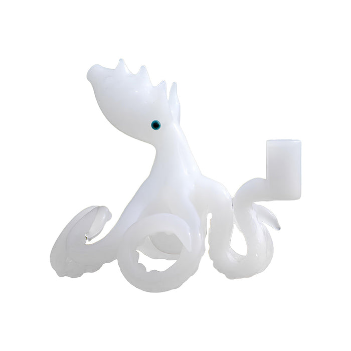 Octopus Dab Rig – 5.5” Handmade Glass Rig W/ 3 Pinholes Perc